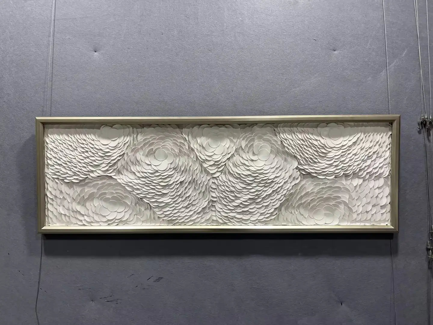 Tanned Leather Texture Abstract Wall Decor Landscape Design | Art Smiley Decor UAE