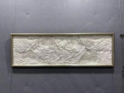 Tanned Leather Texture Abstract Wall Decor Landscape Design | Art Smiley Decor UAE