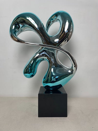 Clover Loop Resin Sculpture artistic sculpture by Artsmiley