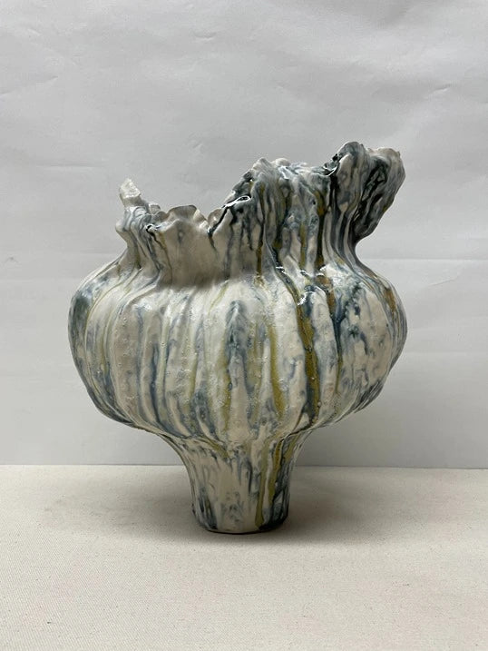 Marble Swirl Ceramic Vase