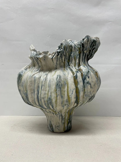Marble Swirl Ceramic Vase