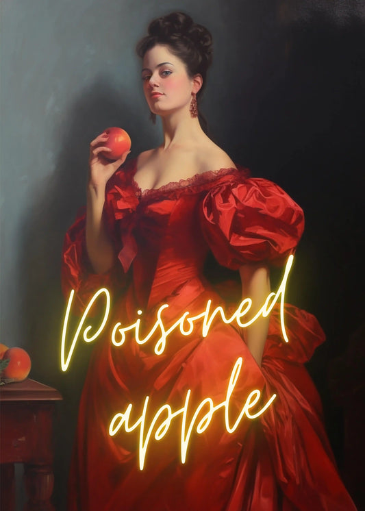 طباعة التفاحة المسمومة