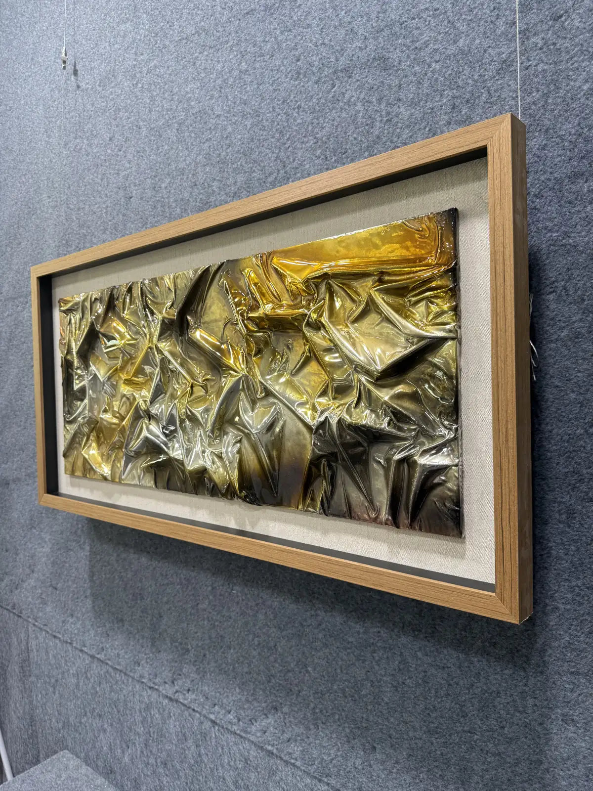 Leather Texture Abstract Wall Decor | Art Smiley Decor UAE