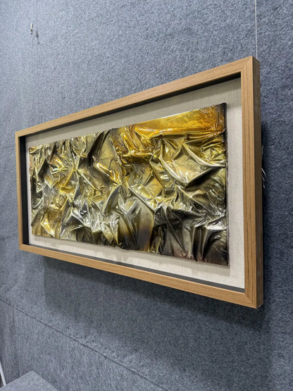 Leather Texture Abstract Wall Decor | Art Smiley Decor UAE