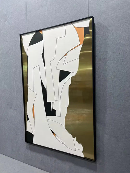 Precision Modern Decorative Wall Art Vertical Design | Art Smiley Decor UAE