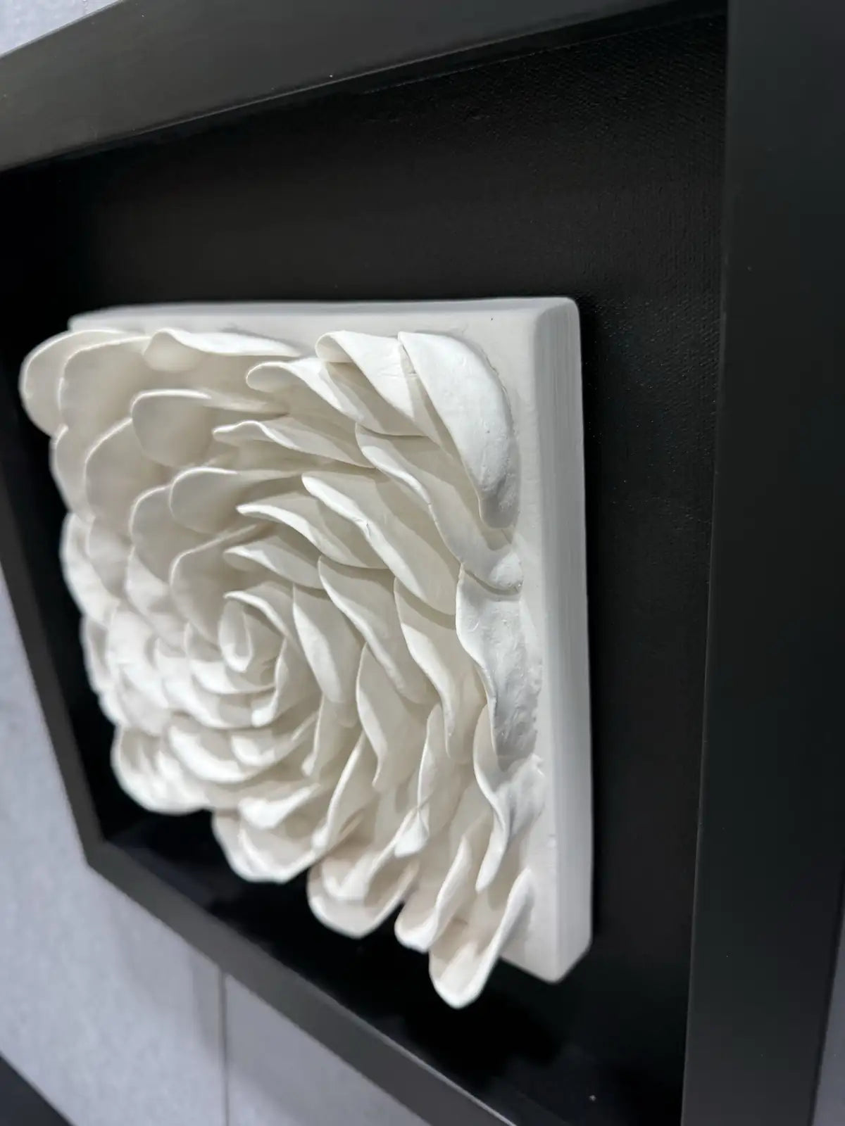 Ceramic Hand Painted Wall Art Square Design | Art Smiley Decor UAE