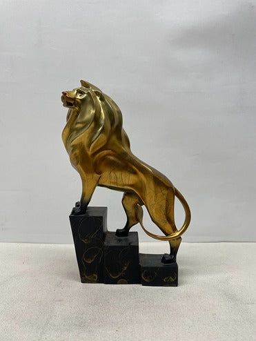 Lion Bronze Sculpture artistic sculpture by Artsmiley
