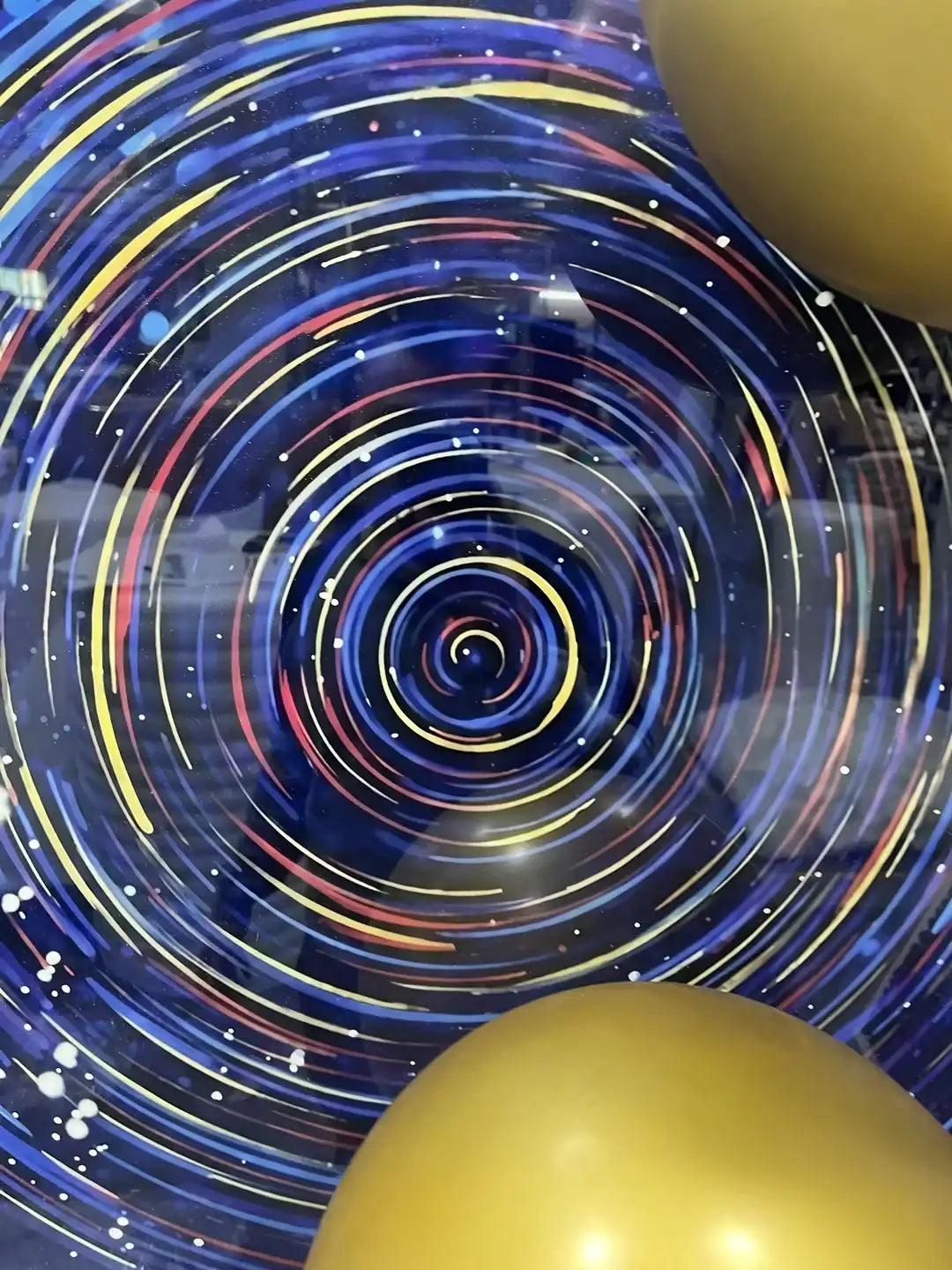 Opal Crystal Porcelain Luxury Wall Art Round Design | Art Smiley Decor UAE