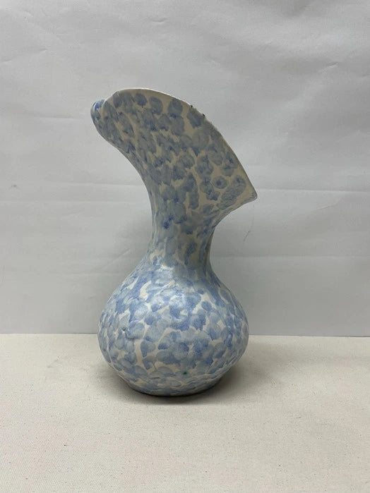 Blue Neck Ceramic Vase