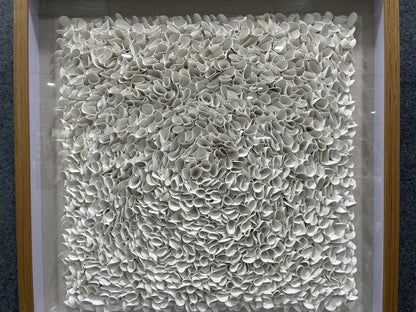 Burnished Leather Texture Abstract Wall Decor Square Design | Art Smiley Decor UAE