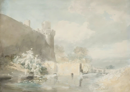 ساحل الصباح الضبابي