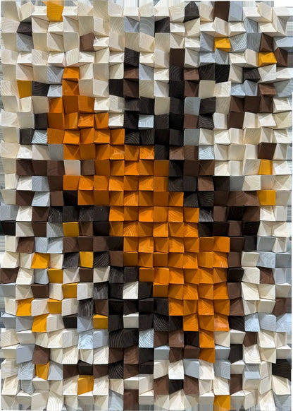 Palette Hand Painted Abstract Wall Art Vertical Design | Art Smiley Decor UAE