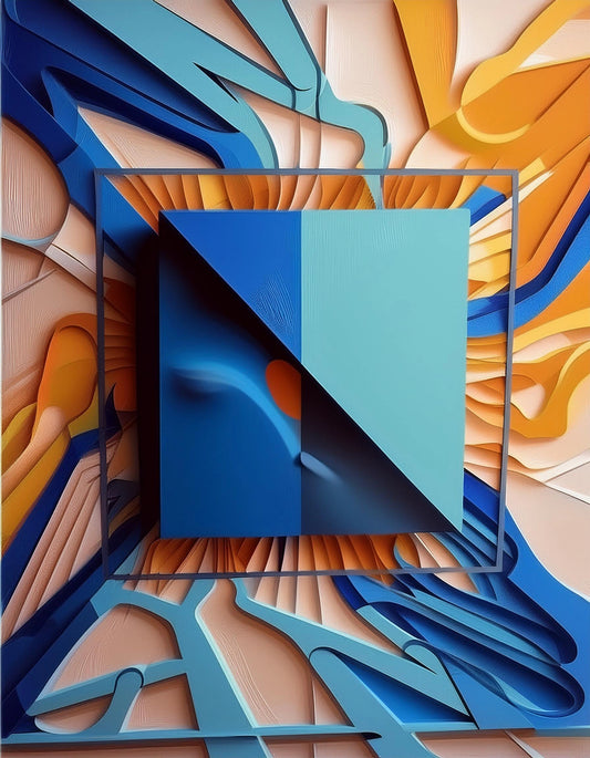 Stained Glass Mosaic Style Wall Art