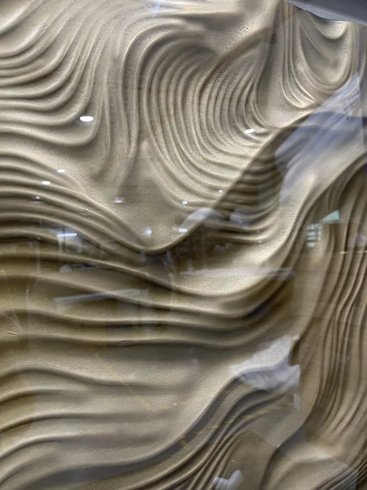 Opaque Acrylic Abstract Wall Art Vertical Design | Art Smiley Decor UAE
