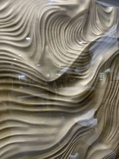 Opaque Acrylic Abstract Wall Art Vertical Design | Art Smiley Decor UAE
