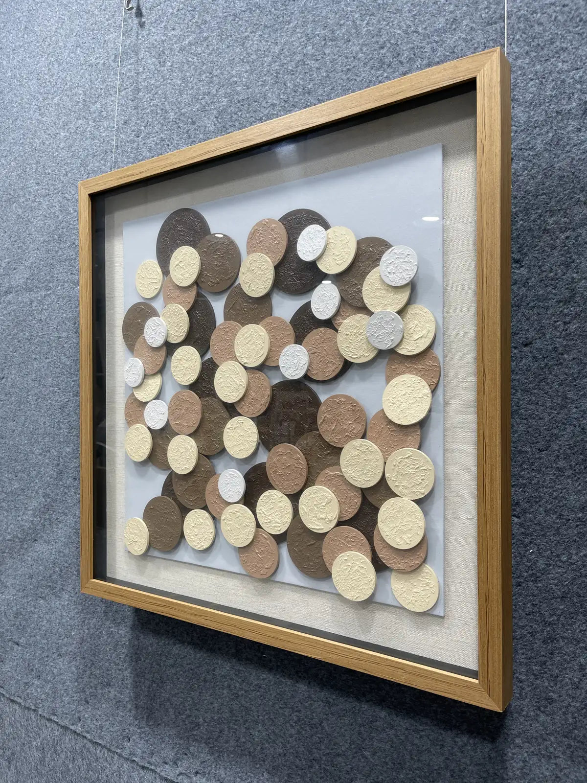 Layered Acrylic Abstract Wall Art Square Design | Art Smiley Decor UAE