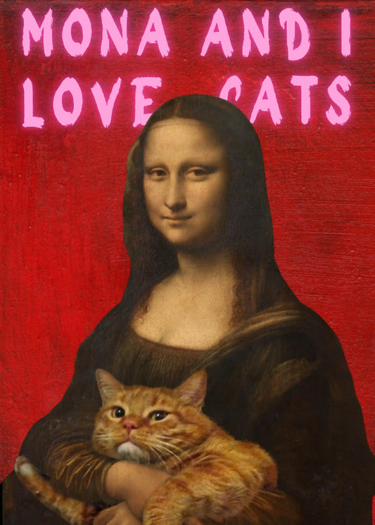 منى وأنا أحب القطط