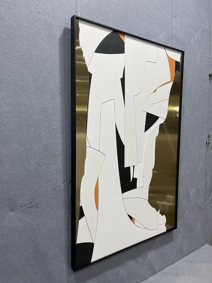 Precision Modern Decorative Wall Art Vertical Design | Art Smiley Decor UAE