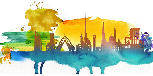 Dubaiskyline 03 Skyline wall art