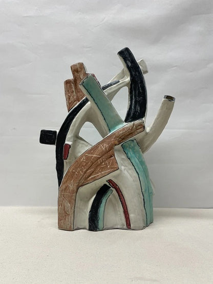 Modern Loop Ceramic Sculpture