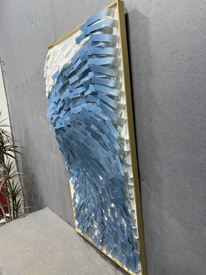 Sharp Modern Decorative Wall Art Vertical Design | Art Smiley Decor UAE