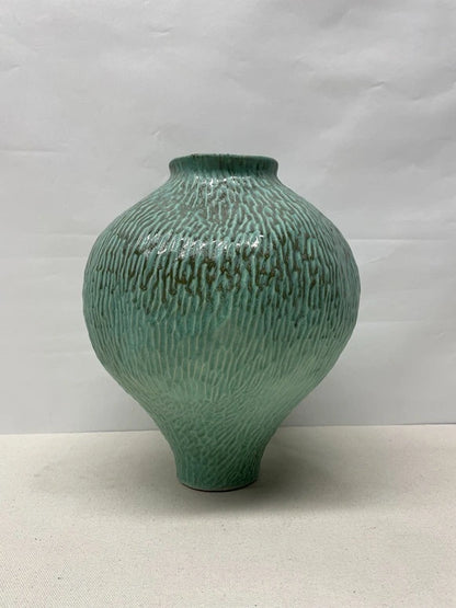 Green Gradient Ceramic Vase