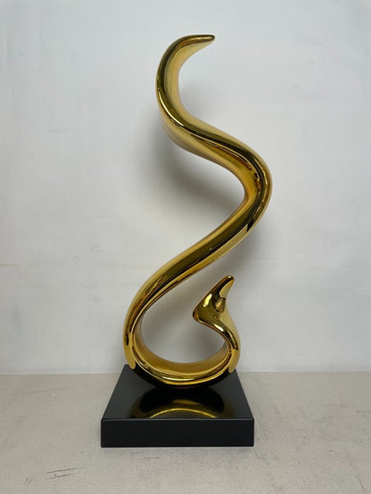 Spiral Ribbon Resin Sculpture artistic sculpture by Artsmiley