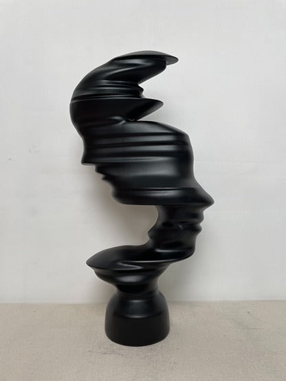 Black Tornado Resin Sculpture artistic sculpture by Artsmiley