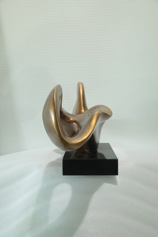 Twin Dolphin Resin Sculpture artistic sculpture by Artsmiley
