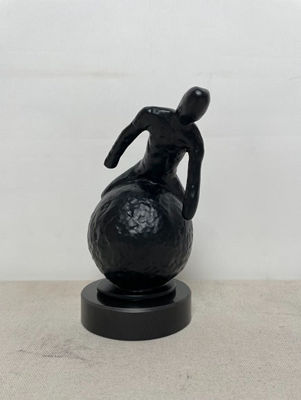 Black Rabbit Resin Sculpture N2 artistic sculpture by Artsmiley