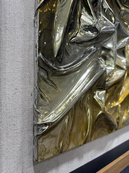 Leather Texture Abstract Wall Decor | Art Smiley Decor UAE
