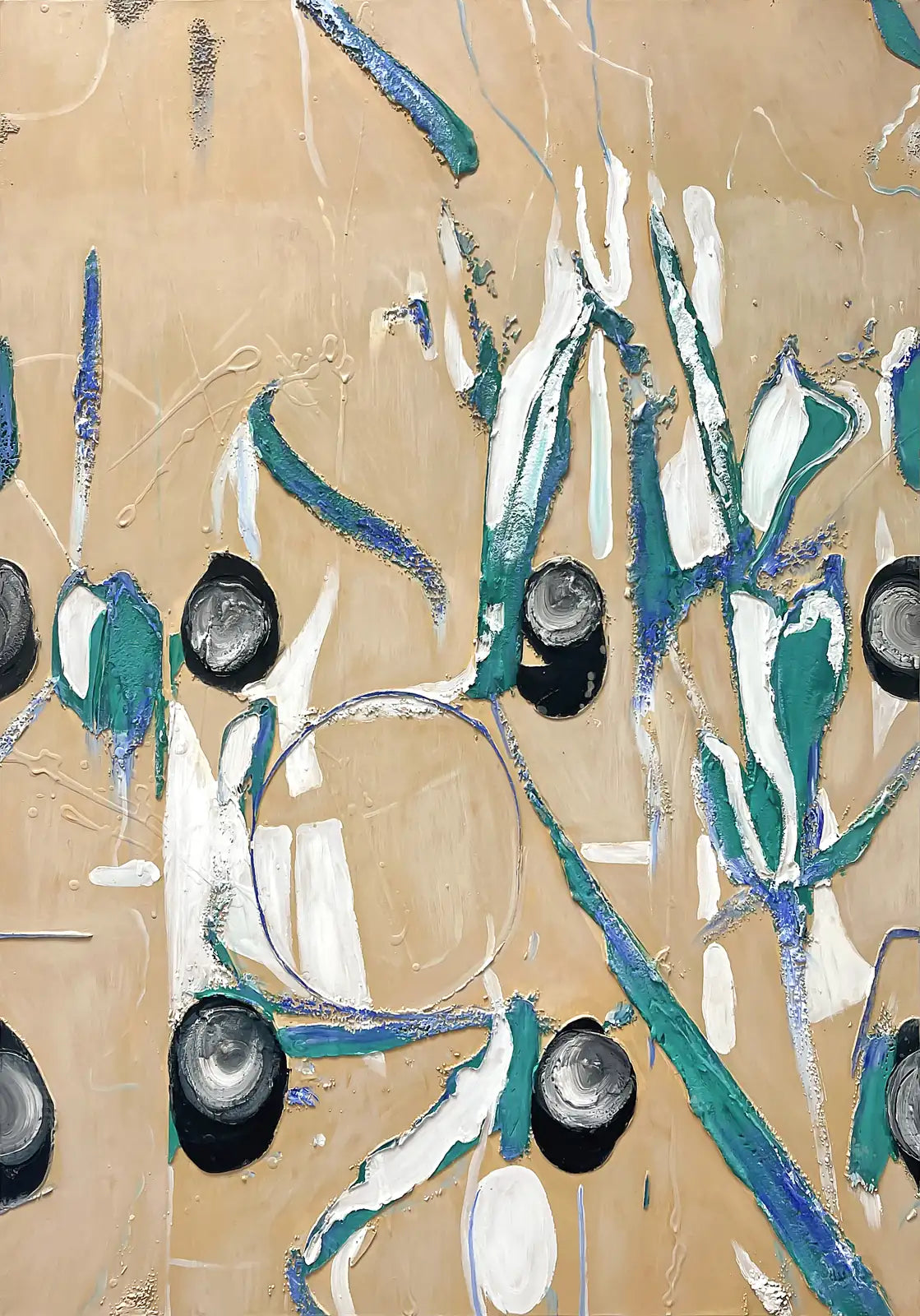 Curated Modern Decorative Wall Art Vertical Design | Art Smiley Decor UAE