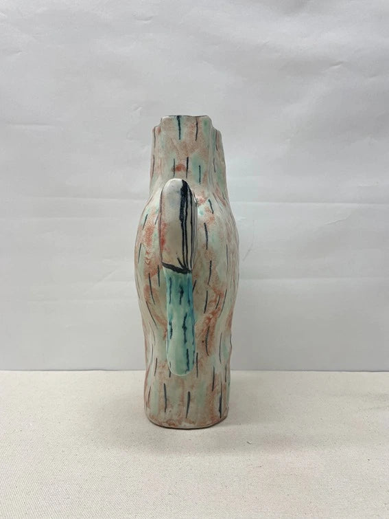 Tribal Texture Ceramic Vase
