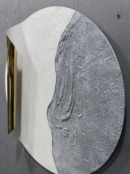 Minimal Modern Decorative Wall Art Round Design | Art Smiley Decor UAE