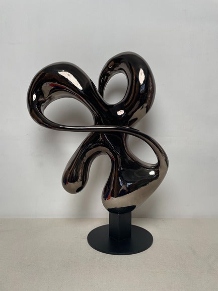Modern Loop Resin Sculpture artistic sculpture by Artsmiley