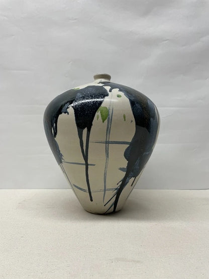 Globe Map Ceramic Vase
