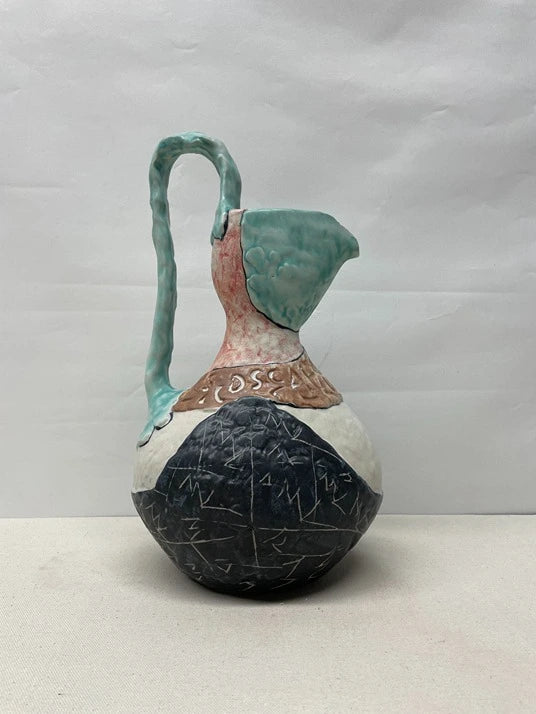 Swan Neck Ceramic Jug