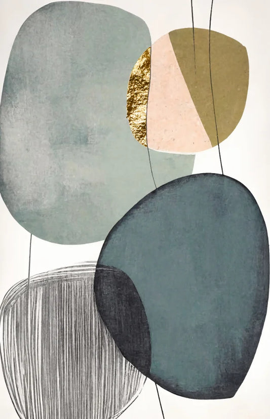 Geometry Color Panel Abstract