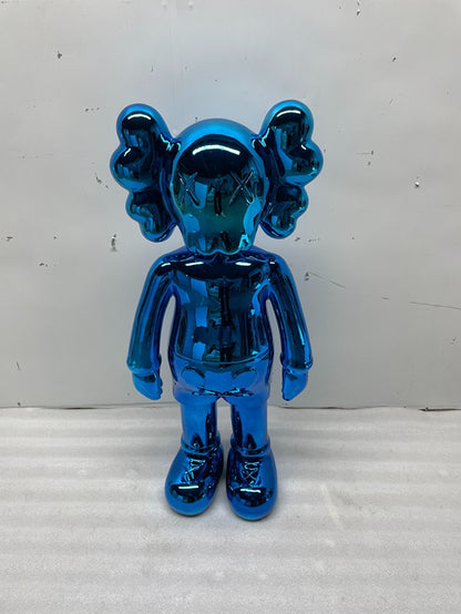 Blue Bear Fiberglass Sculpture