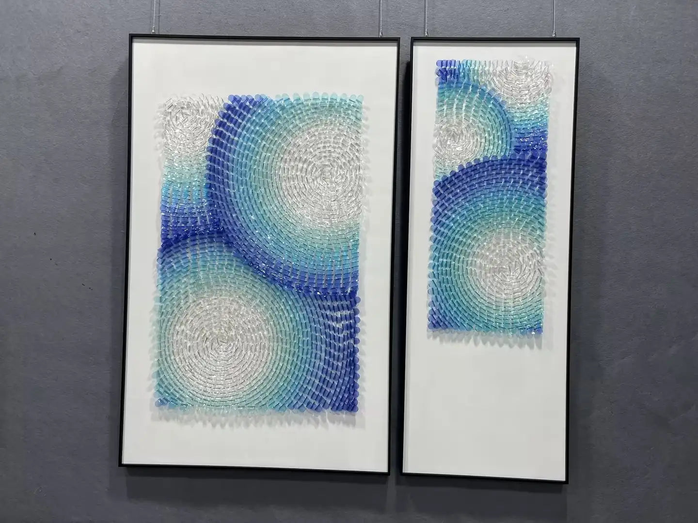 Pebble Acrylic Abstract Wall Art Square Design | Art Smiley Decor UAE