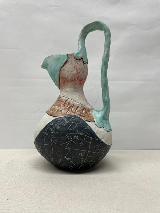 Swan Neck Ceramic Jug