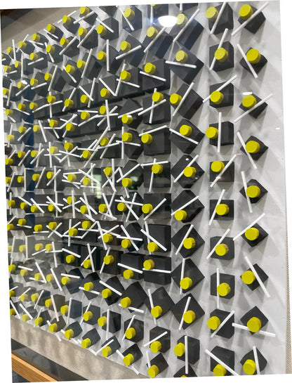 Ember Acrylic Abstract Wall Art Square Design | Art Smiley Decor UAE