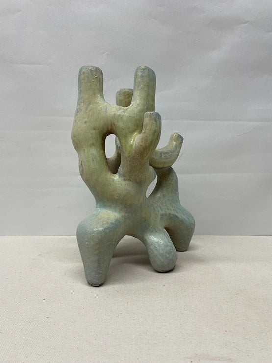 Abstract Coral Ceramic Sculpture