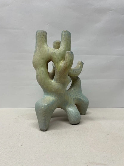 Abstract Coral Ceramic Sculpture
