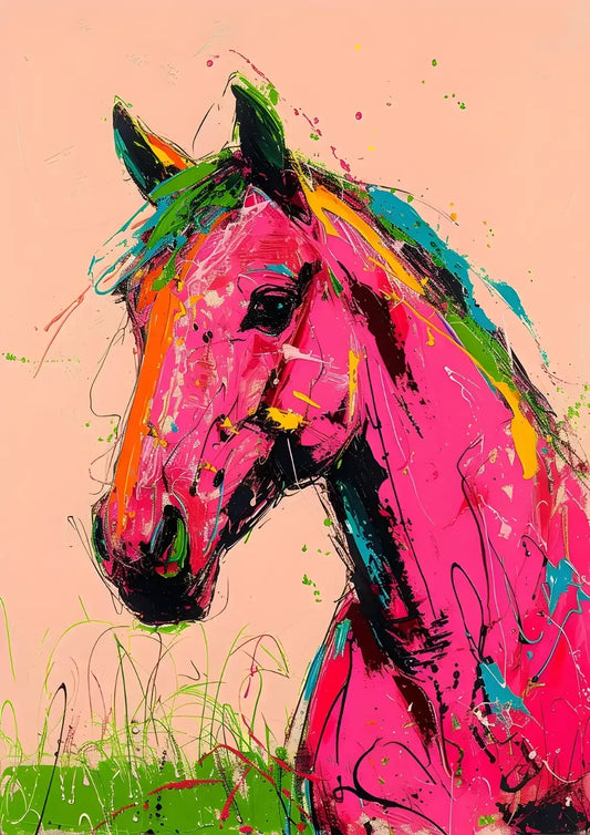 Majestic Horse In A Kaleidoscope Palette