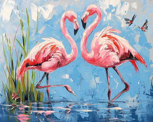 Elegant Flamingo Pose