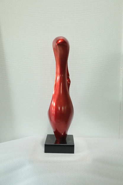 Red Drop Resin Sculpture artistic sculpture by Artsmiley