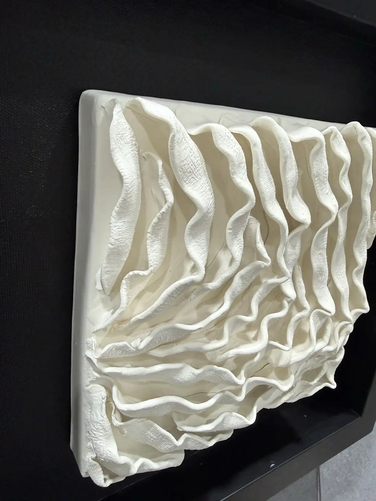 Ceramic Hand Painted Wall Art Square Design | Art Smiley Decor UAE