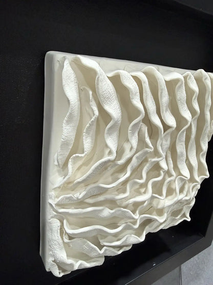 Ceramic Hand Painted Wall Art Square Design | Art Smiley Decor UAE