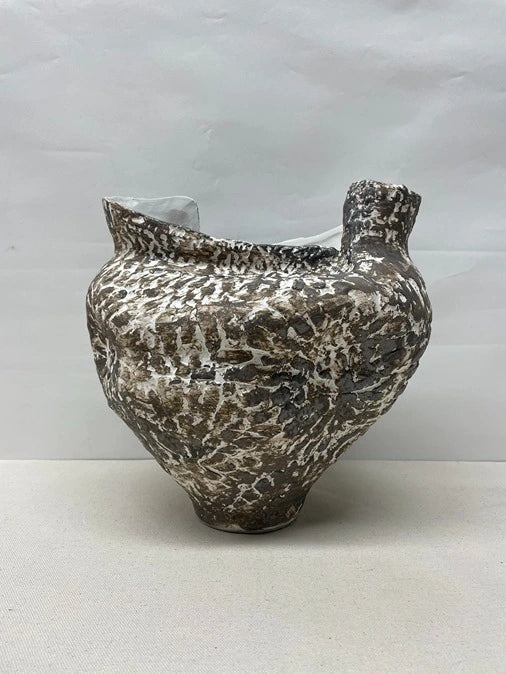 Mosaic Black Ceramic Urn